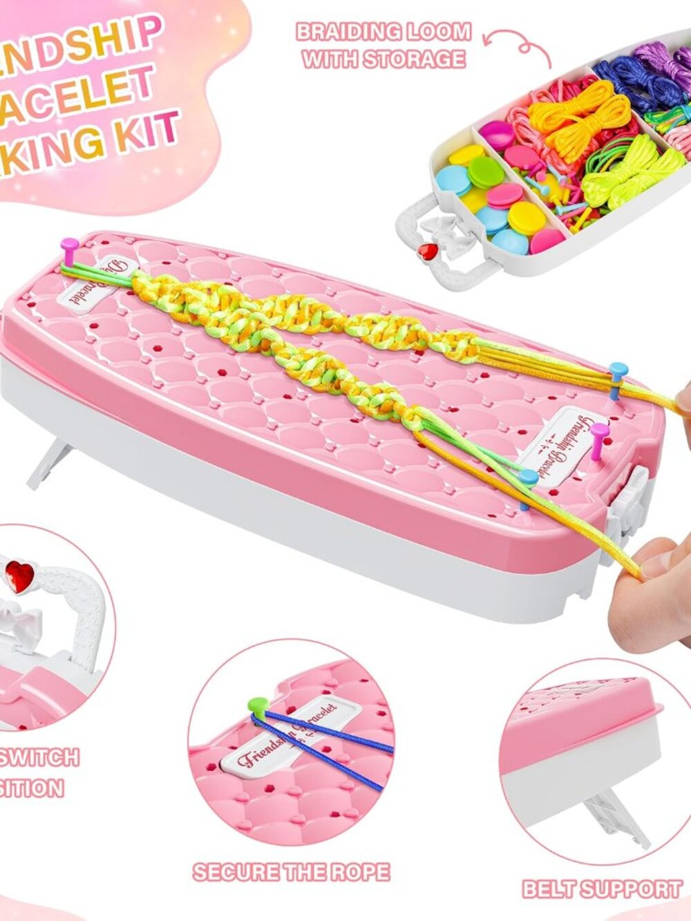 Friendship Bracelet Making Kit - Picture 3 of 7